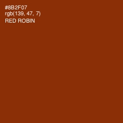 #8B2F07 - Red Robin Color Image